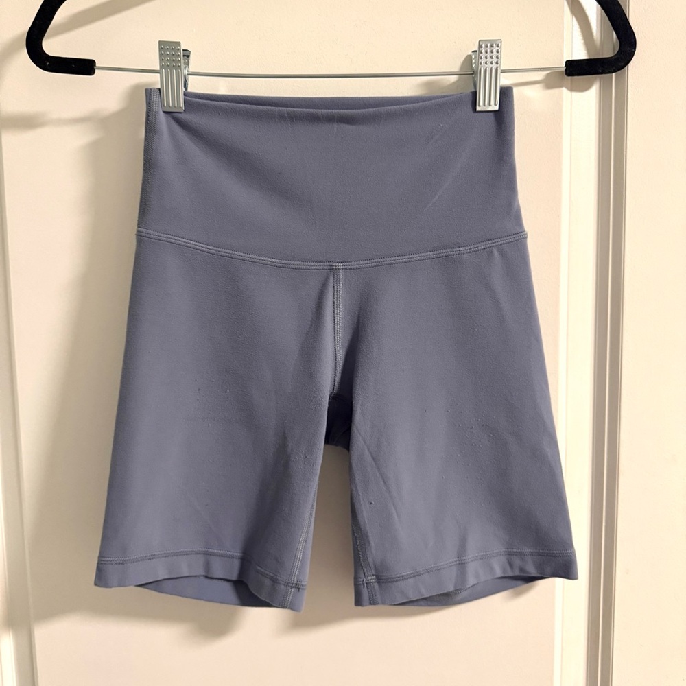 Aritzia TNA Dusty Blue Shorts
